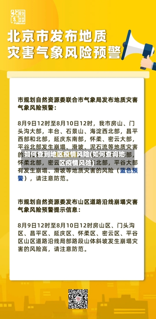 如何查到地区疫情风险(如何查询地区疫情风险)-第2张图片